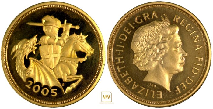 Great Britain Half Sovereign 2005 Proof Gold